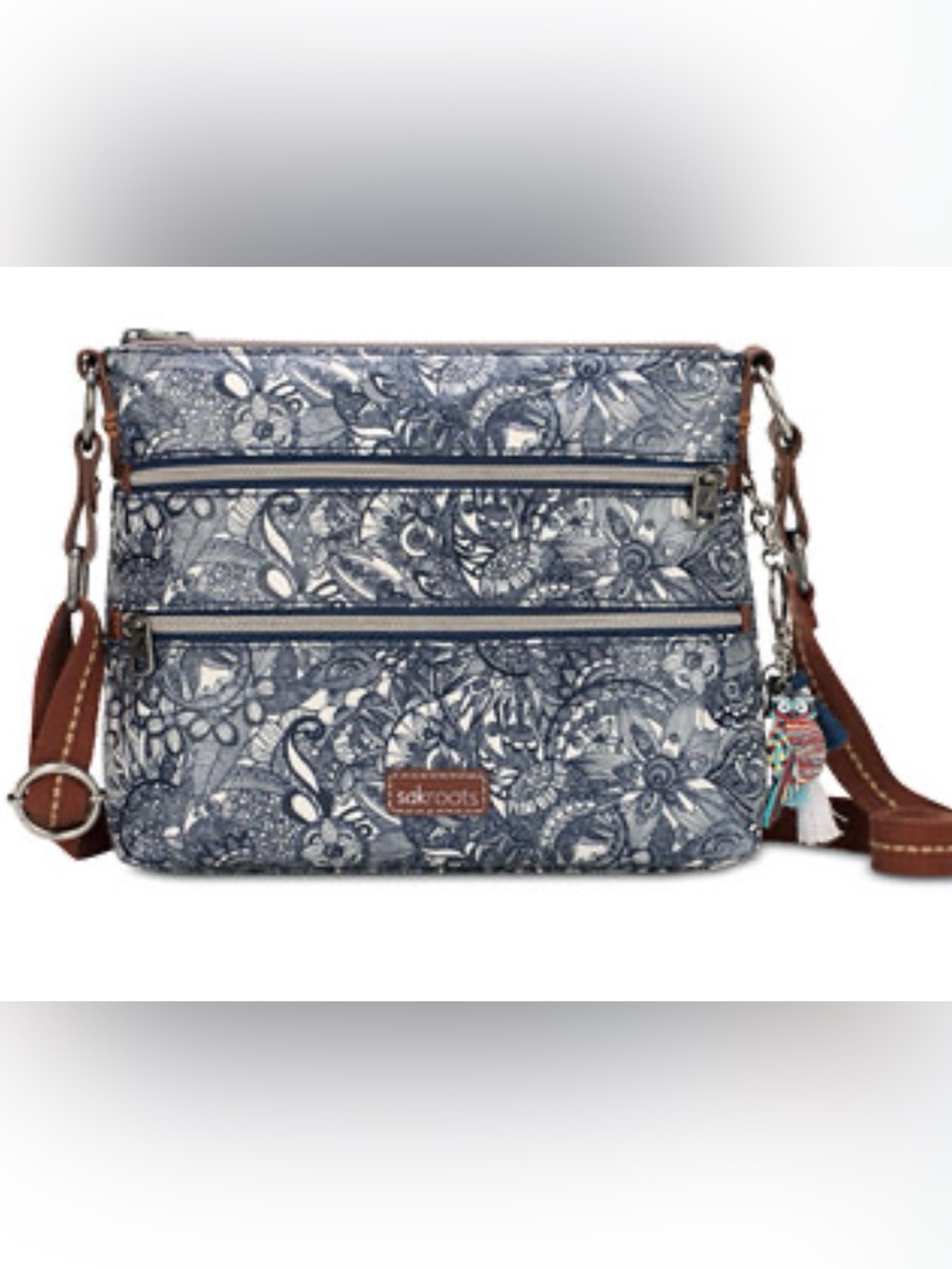 Sakroots Artist Circle Basic Crossbody in Eco Twill